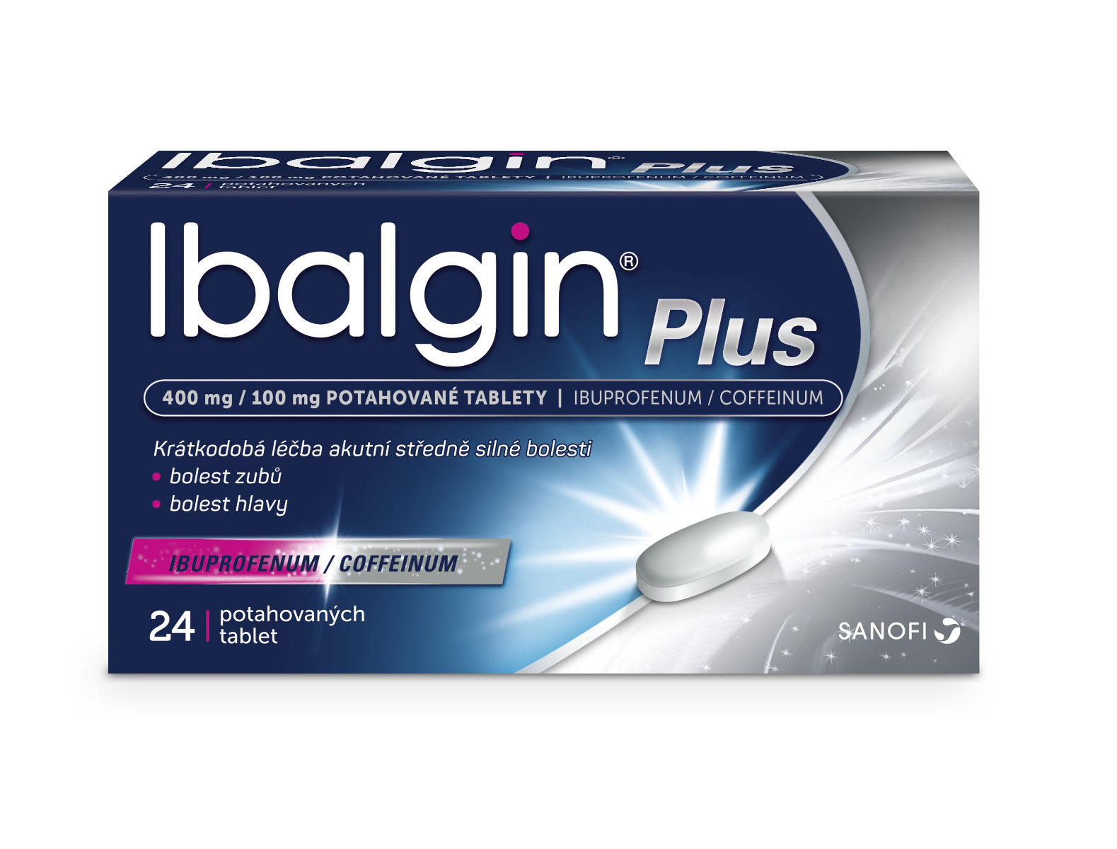 Ibalgin Plus 400 mg/100 mg 24 tablet Ibalgin