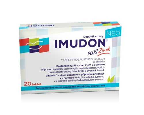 Imudon Neo + Zinek 20 tablet Imudon Neo