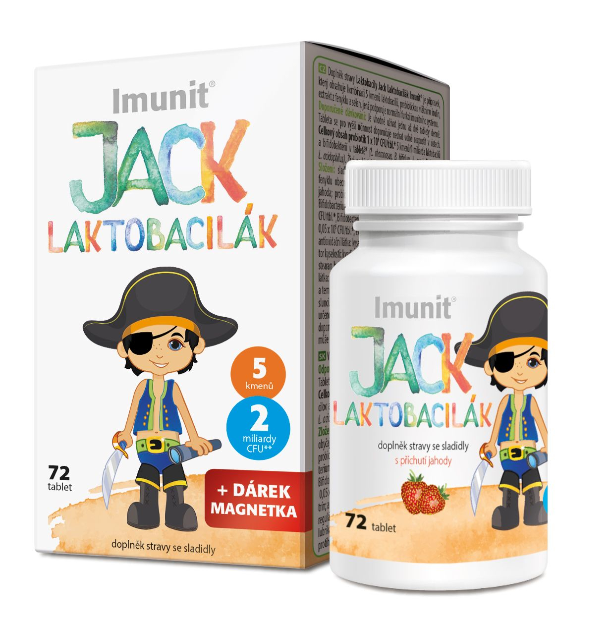 Imunit JACK LAKTOBACILÁK 72 tablet Imunit