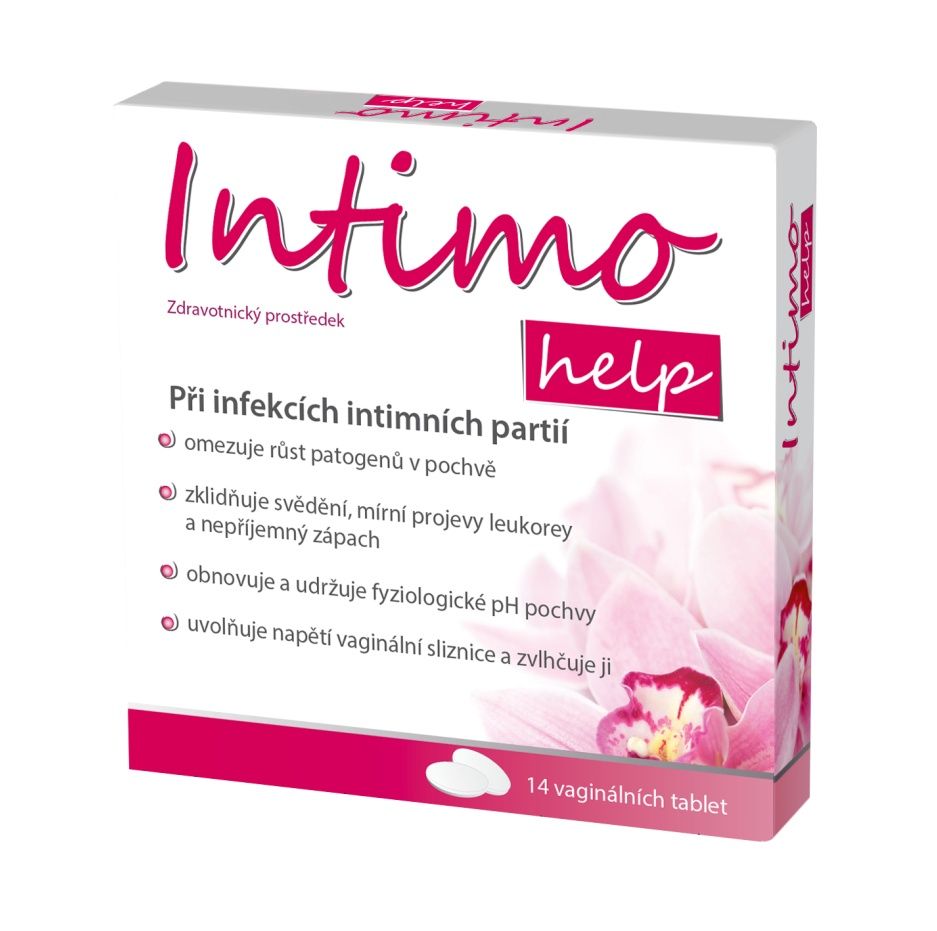 Intimohelp při infekcích intimních partií 14 vaginálních tablet