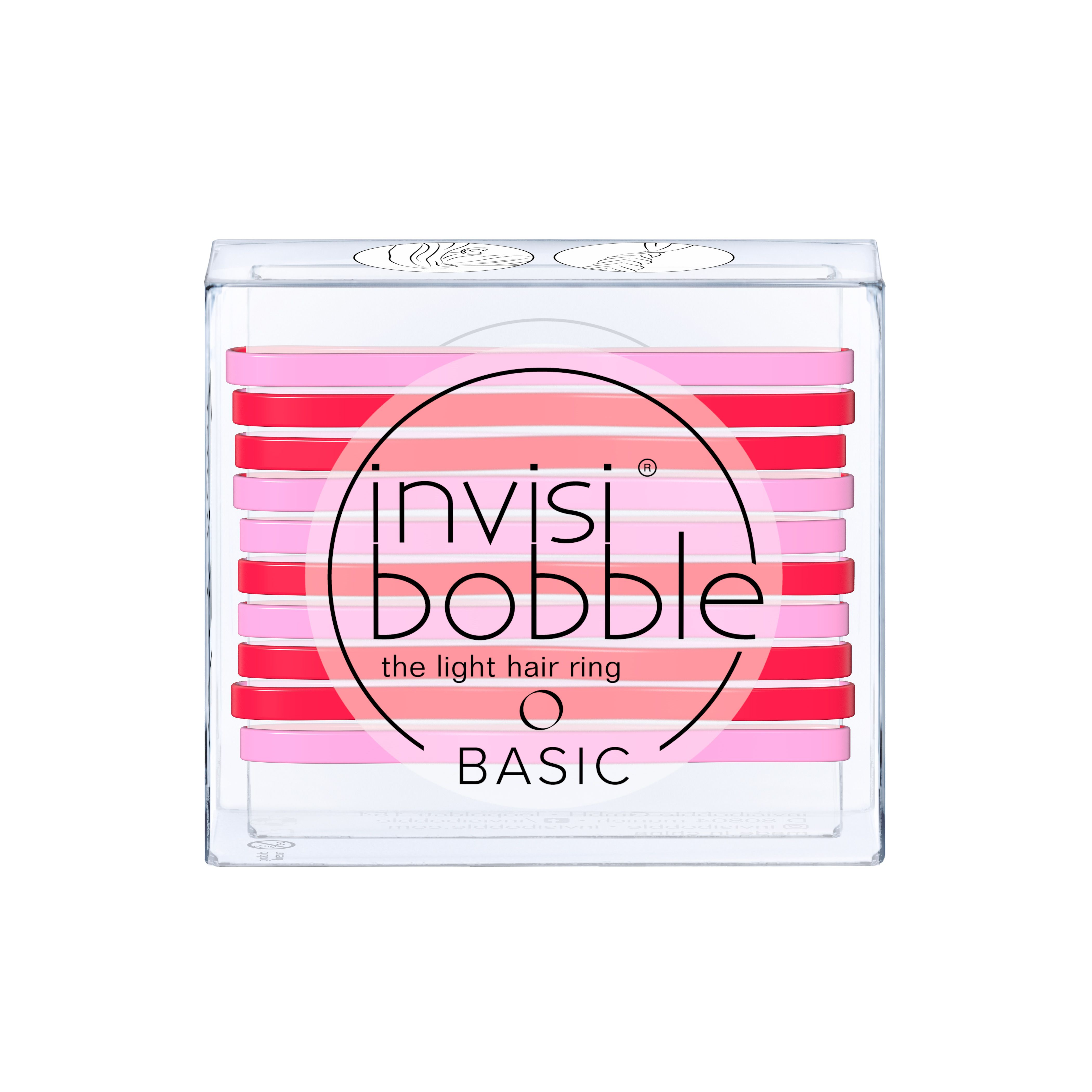 Invisibobble BASIC Jelly Twist gumička do vlasů 10 ks Invisibobble