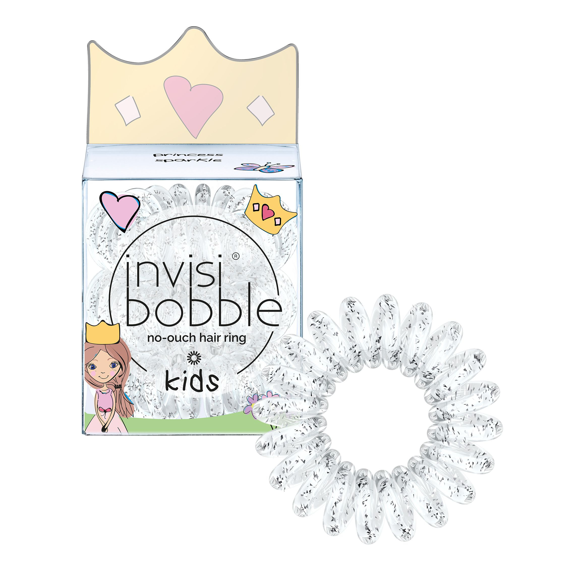 Invisibobble KIDS Princess Sparkle gumička do vlasů 3 ks Invisibobble