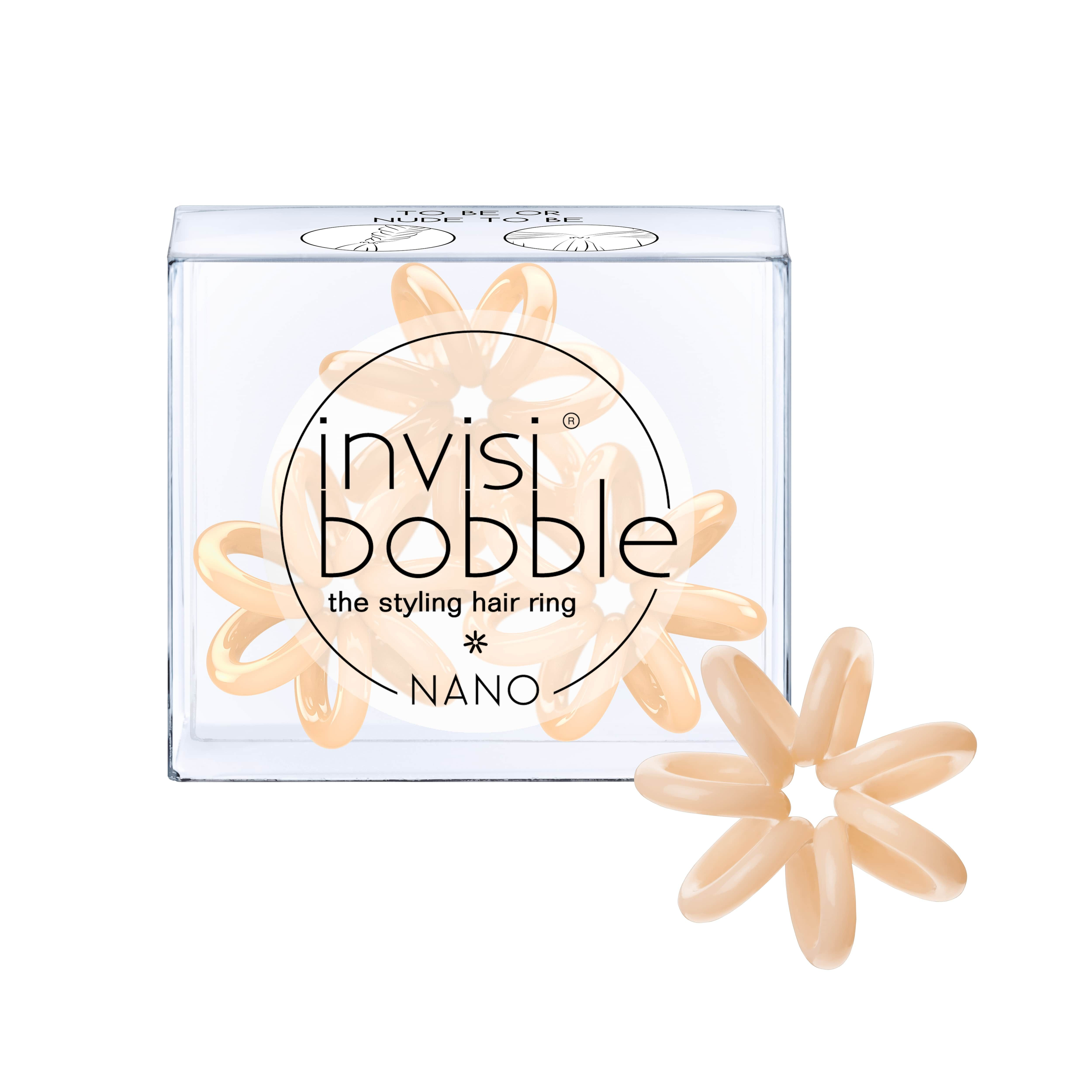 Invisibobble NANO To Be Or Nude To Be gumička do vlasů 3 ks Invisibobble