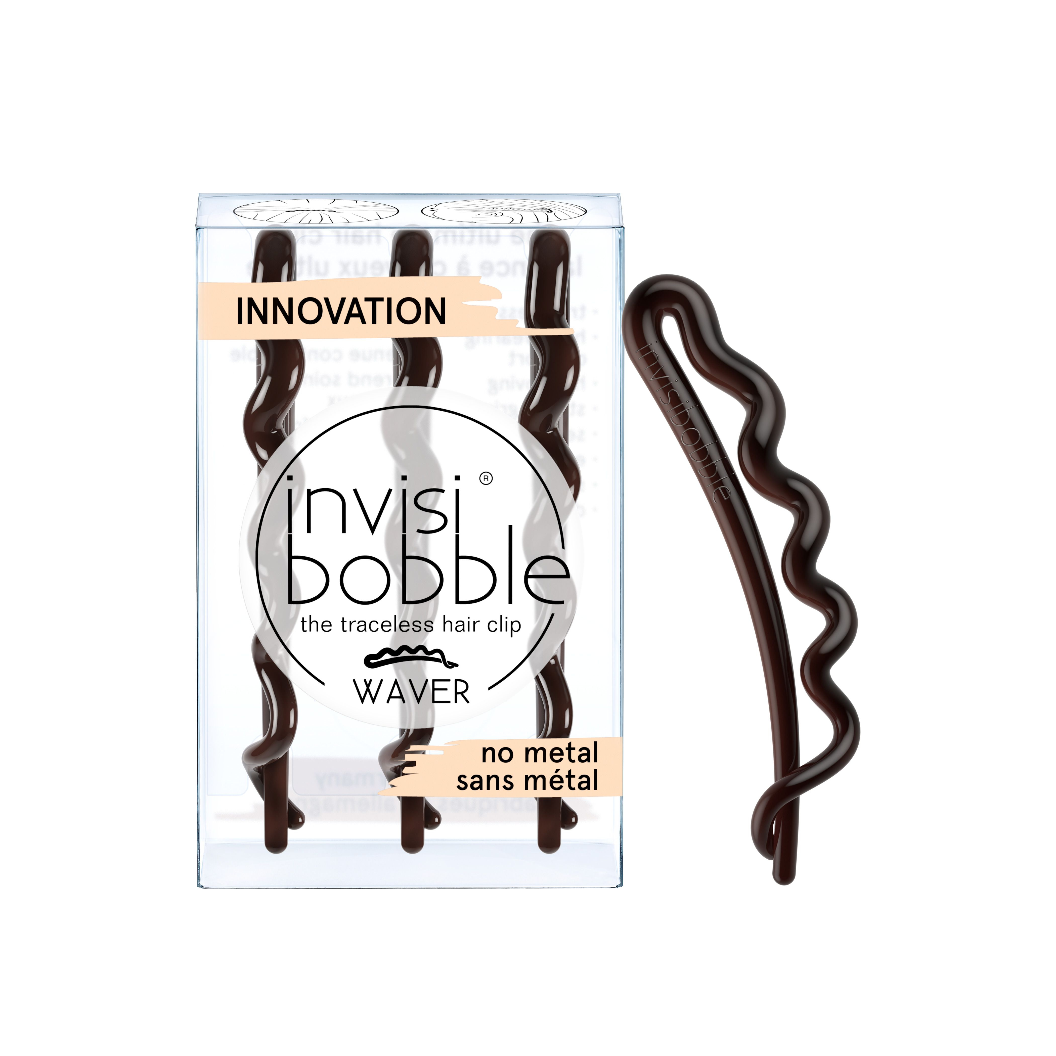 Invisibobble WAVER Pretty Dark vlasový doplněk 3 ks Invisibobble