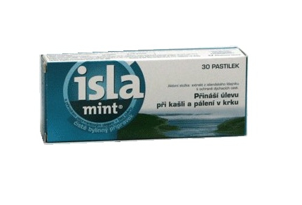 Isla Mint bylinné pastilky 30 pastilek Isla