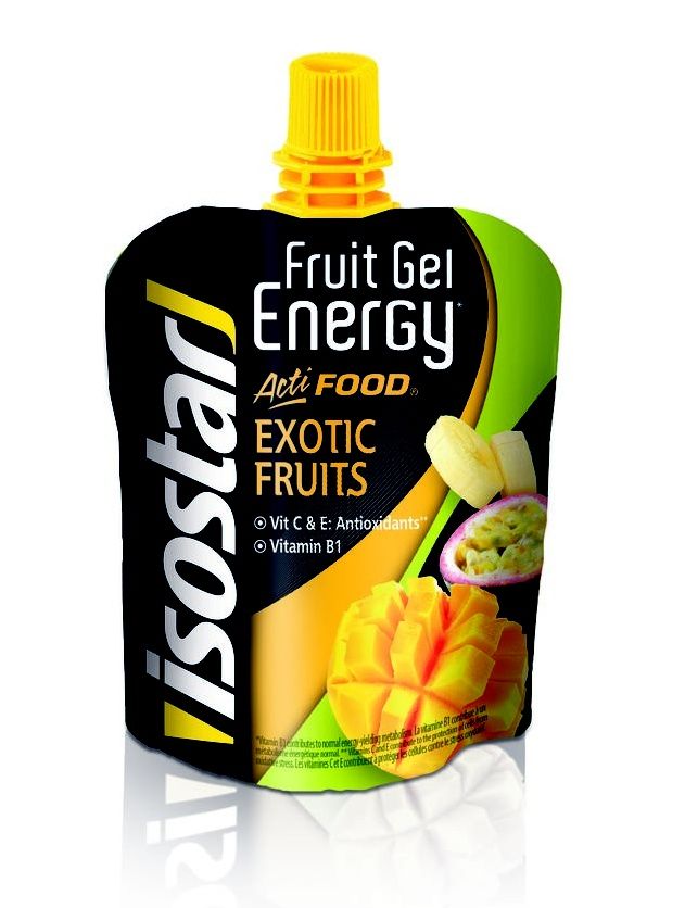 Isostar Actifood Energetický gel exotické ovoce 90 g Isostar
