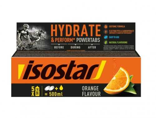 Isostar Powertabs pomeranč 10 šumivých tablet Isostar