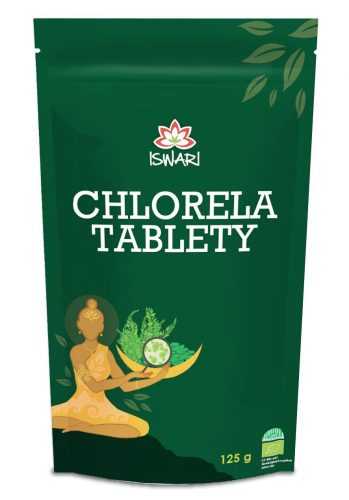 Iswari BIO Chlorela tablety 125 g Iswari