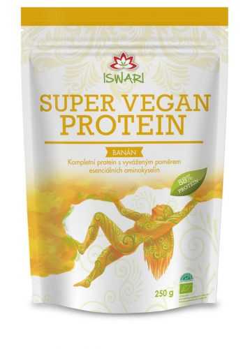 Iswari BIO Super Vegan Protein banán 250 g Iswari