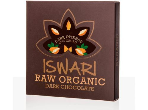 Iswari Čokoláda Dark Intense 85% BIO RAW 75 g Iswari