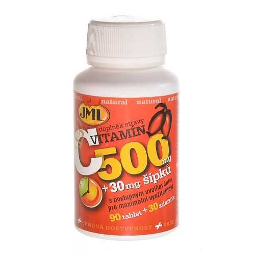 JML Vitamin C 500 mg postupně uvolňující se šípky 120 tablet JML