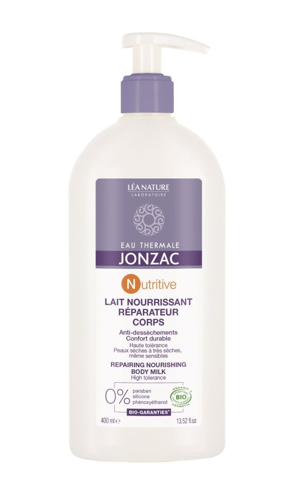 JONZAC Nutritive Výživné tělové mléko BIO 400 ml JONZAC