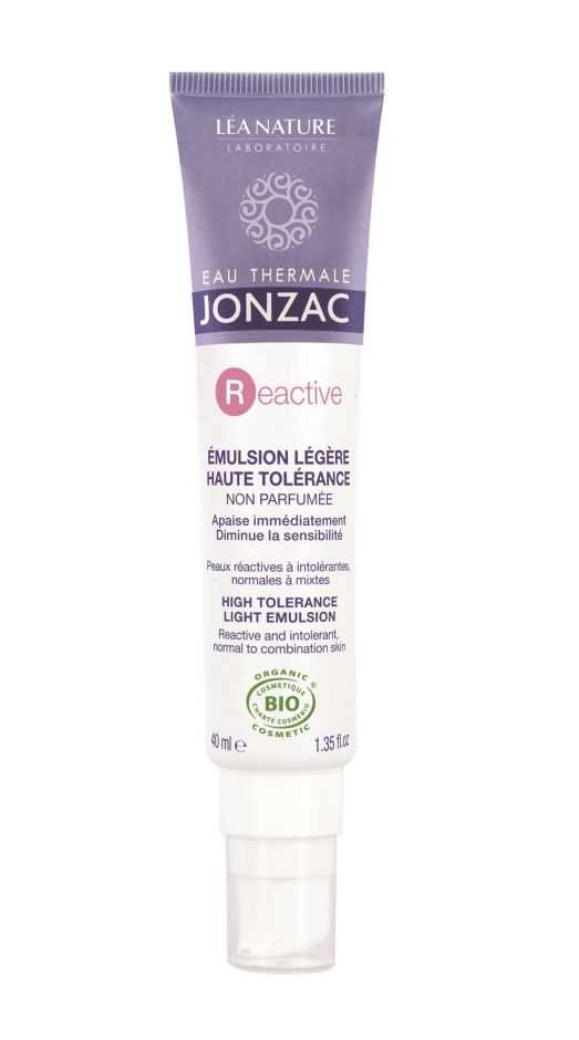 JONZAC Reactive Lehká emulze na intolerantní pleť BIO 40 ml JONZAC