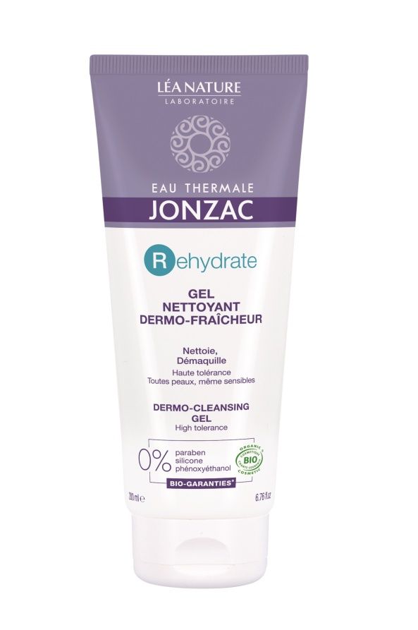 JONZAC Rehydrate Dermo-čisticí gel BIO 200 ml JONZAC