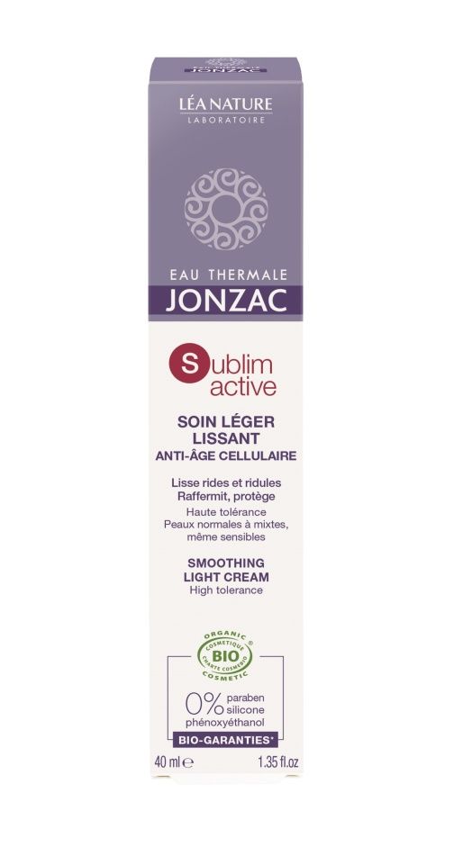 JONZAC Sublimactive Lehký krém na vrásky BIO 40 ml JONZAC