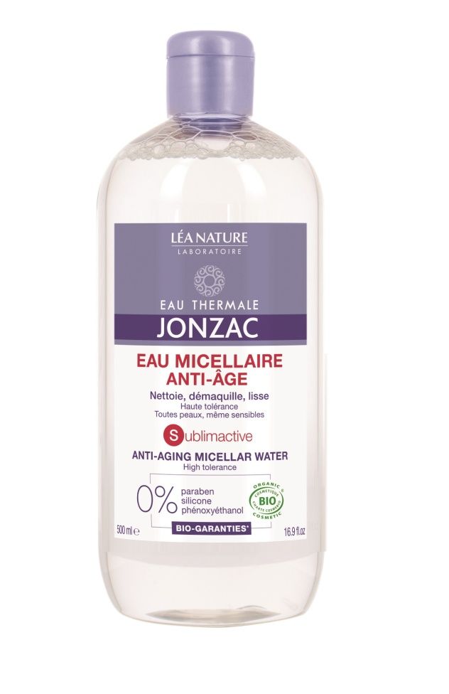 JONZAC Sublimactive Micelární voda BIO 500 ml JONZAC