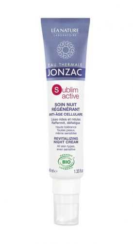 JONZAC Sublimactive Noční krém na vrásky BIO 40 ml JONZAC