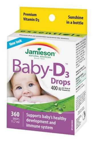 Jamieson Baby-D3 Vitamín D3 400 IU kapky 11