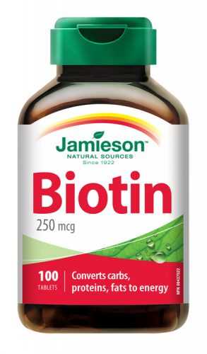 Jamieson Biotin 250 μg 100 tablet Jamieson