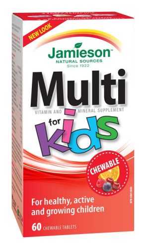Jamieson Kids Multivitamin 60 cucacích tablet Jamieson