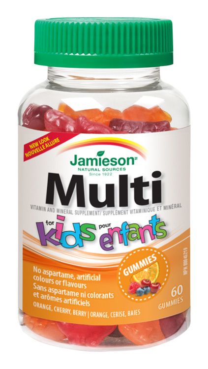 Jamieson Multi Kids Gummies želatinové pastilky 60 ks Jamieson