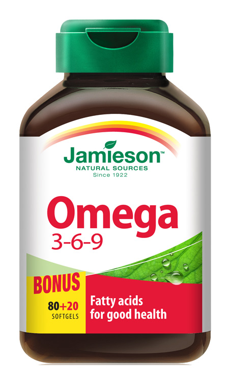 Jamieson Omega 3-6-9 1200 mg 100 tobolek Jamieson