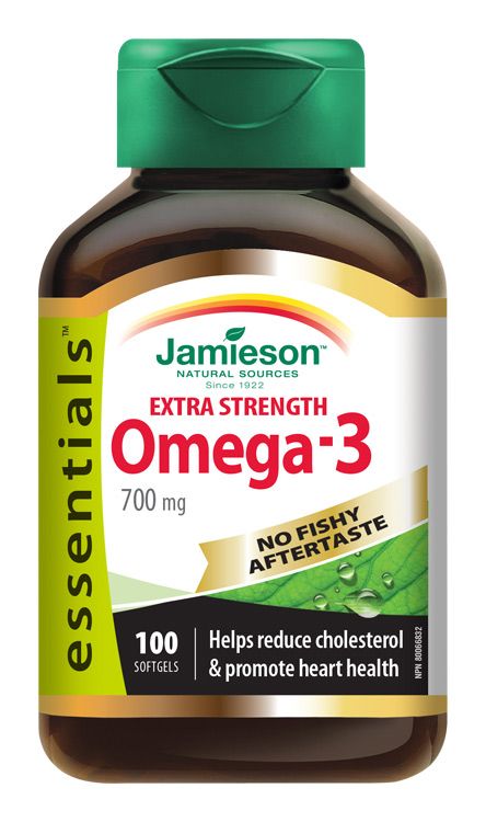Jamieson Omega-3 EXTRA 700 mg 100 kapslí Jamieson