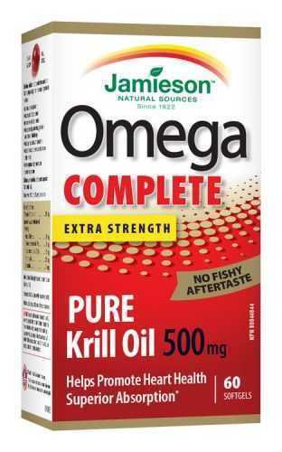 Jamieson Omega COMPLETE Pure Krill 500 mg 60 kapslí Jamieson