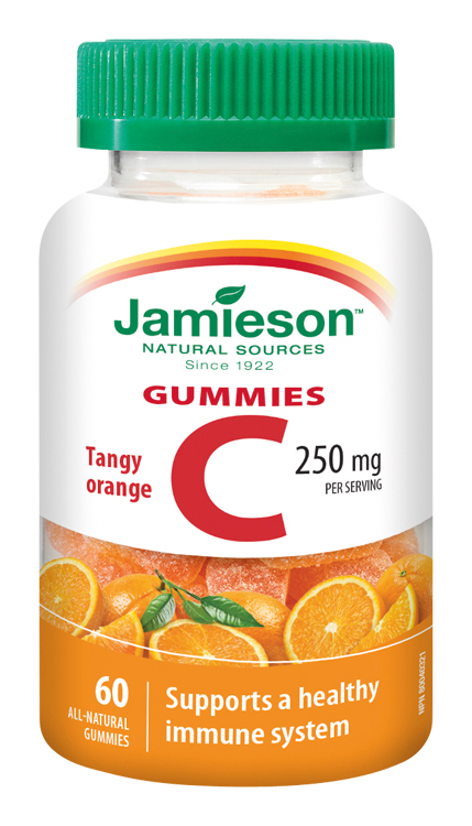 Jamieson Vitamín C Gummies příchuť pomeranč 60 pastilek Jamieson