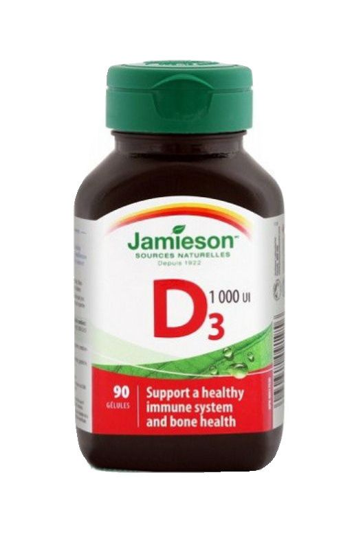 Jamieson Vitamin D3 1000 IU 90 kapslí Jamieson