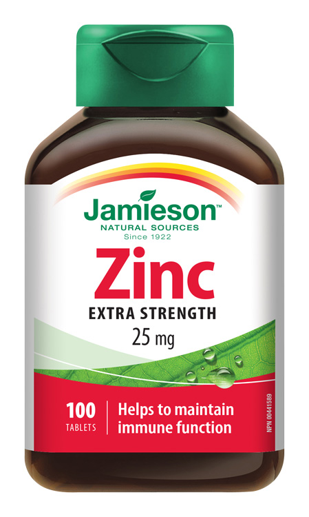 Jamieson Zinek 25 mg 100 tablet Jamieson