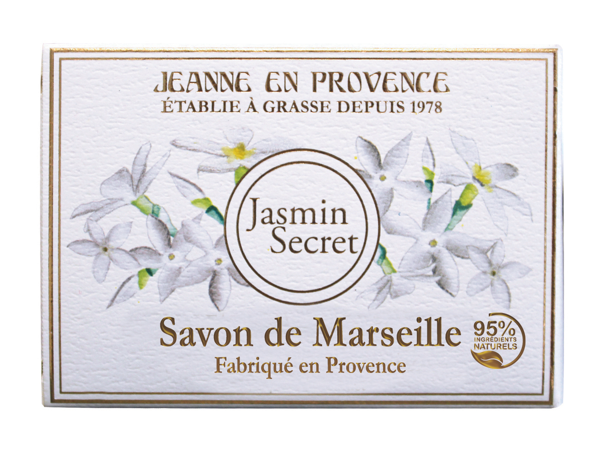 Jeanne en Provence Luxusní mýdlo Tajemství jasmínu 100 g Jeanne en Provence
