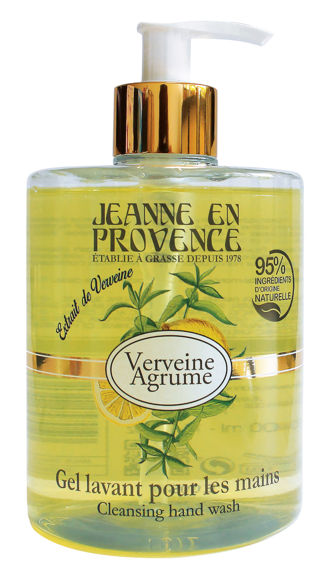 Jeanne en Provence Mycí gel na ruce Verbena a citrón 500 ml Jeanne en Provence
