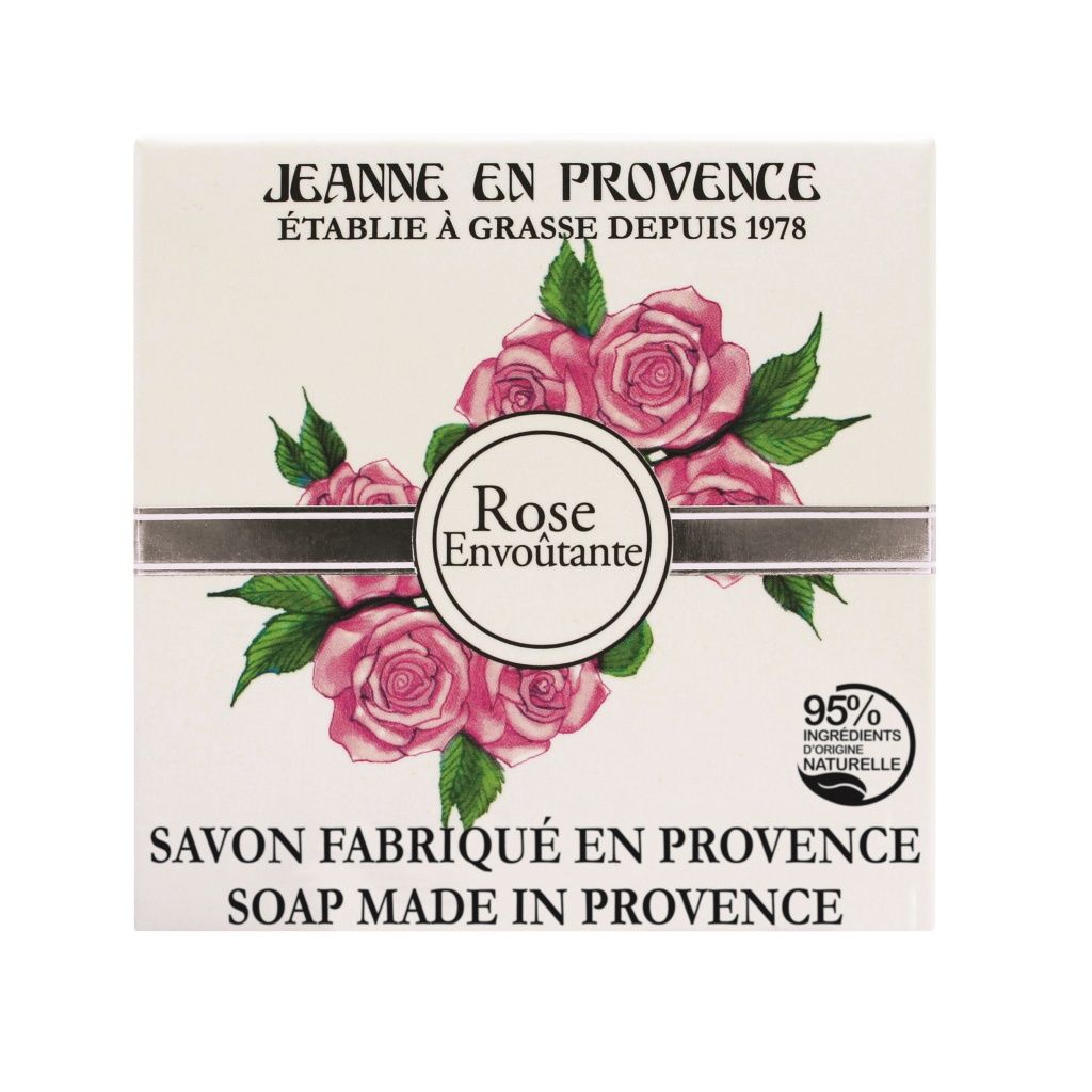 Jeanne en Provence Mýdlo Růže 100 g Jeanne en Provence