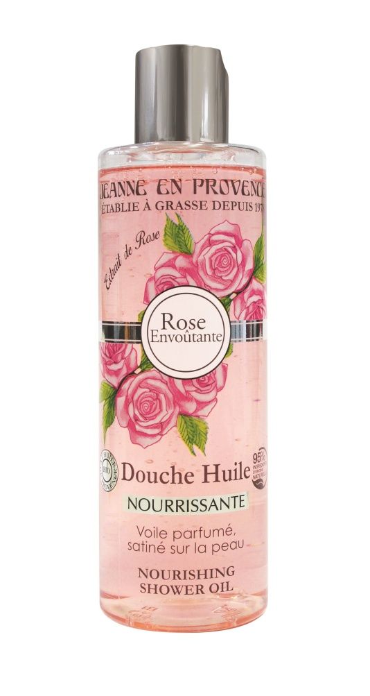 Jeanne en Provence Výživný sprchový olej Podmanivá růže 250 ml Jeanne en Provence