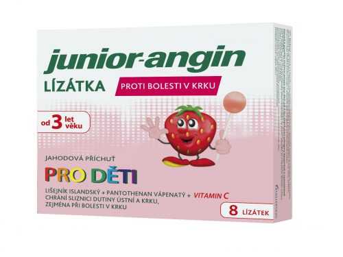 Junior-angin Lízátka pro děti 8 ks Junior-angin