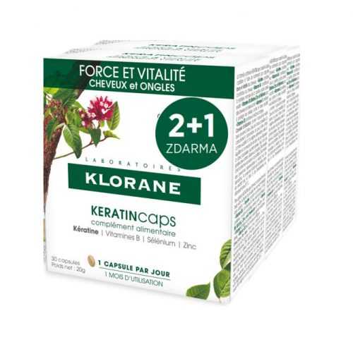 KLORANE Keratincaps Síla a vitalita 3x30 kapslí KLORANE
