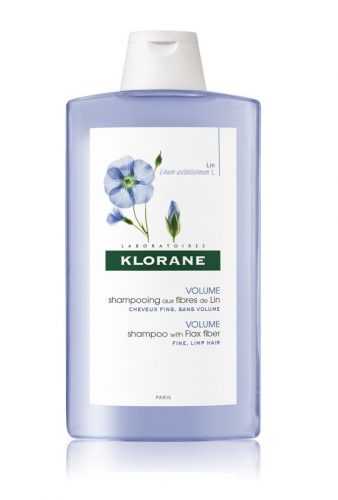 KLORANE Šampon s lněnými vlákny pro jemné vlasy bez objemu 400 ml KLORANE