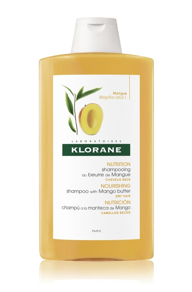 KLORANE Šampon s mangovým máslem na suché vlasy 400 ml KLORANE