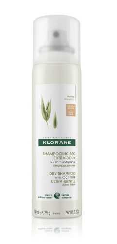 KLORANE Velmi jemný suchý šampon s ovesným mlékem na tmavé vlasy 150 ml KLORANE
