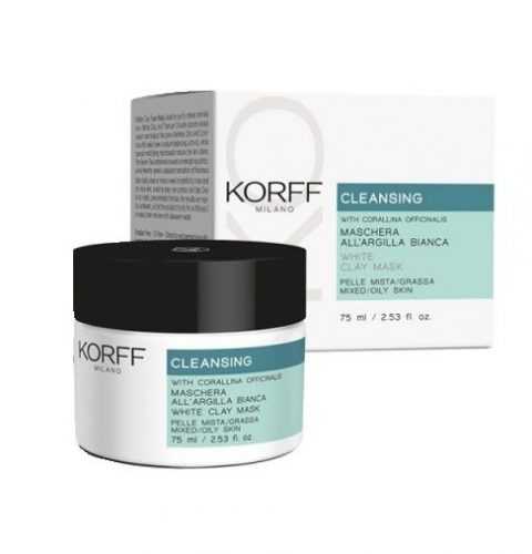KORFF Pleťová maska s bílým jílem 75 ml KORFF