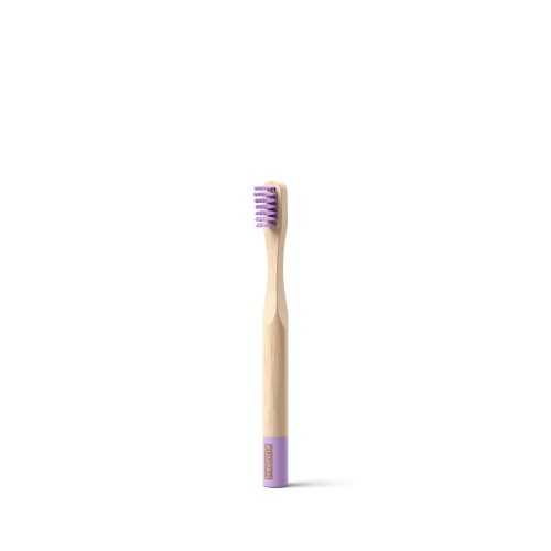 KUMPAN AS05 Dětský bambusový zubní kartáček fialový KUMPAN