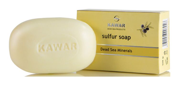 Kawar Sírové mýdlo s minerály z Mrtvého moře 120 g Kawar