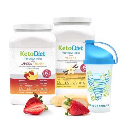 KetoDiet 2týdenní balení proteinových nápojů BASIC 1. krok KetoDiet