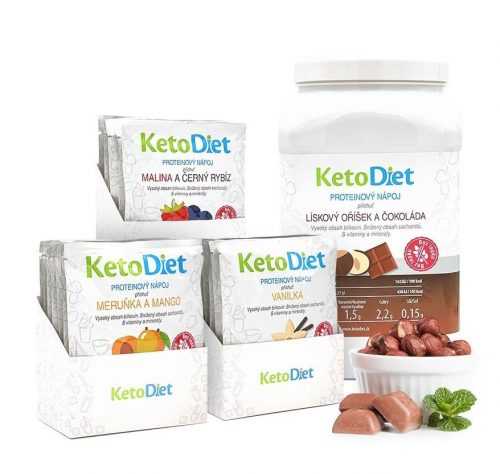 KetoDiet 2týdenní balení proteinových nápojů BASIC 2. krok KetoDiet