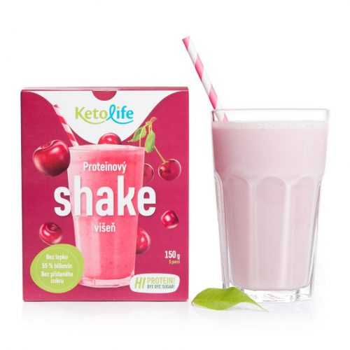 KetoLife Proteinový shake višeň 5x30 g KetoLife