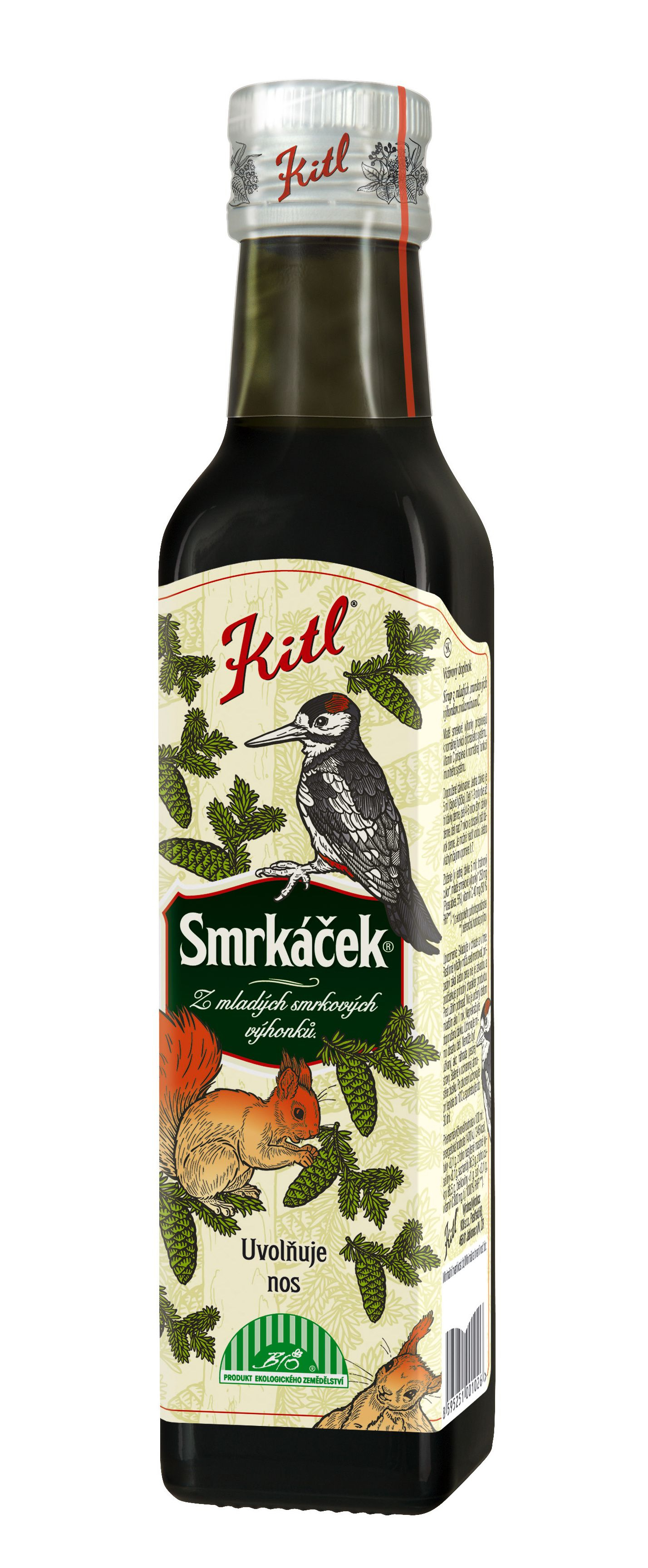 Kitl Smrkáček BIO sirup 250 ml Kitl