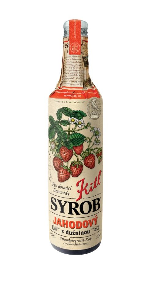 Kitl Syrob Jahodový s dužninou 500 ml Kitl