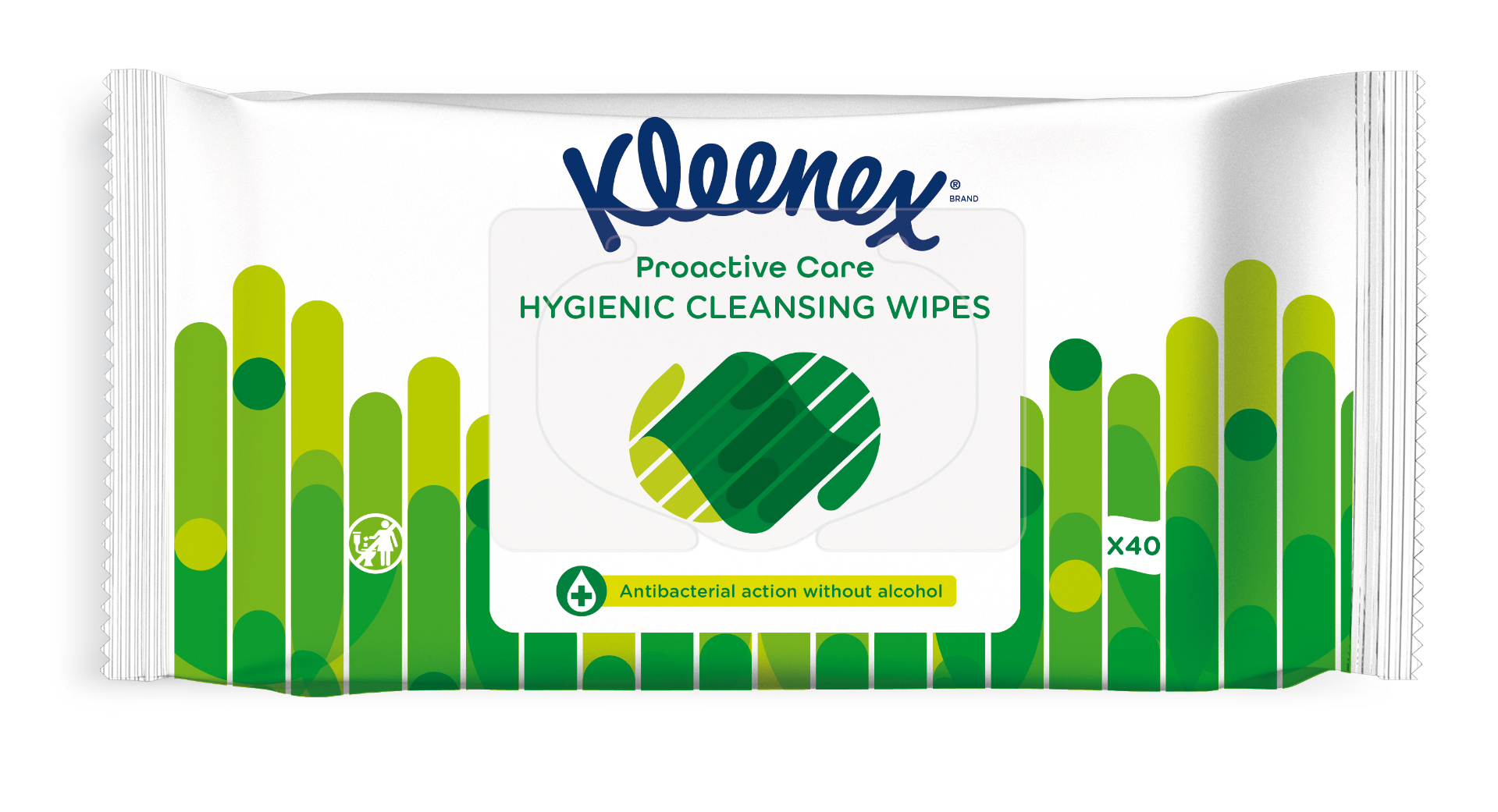 Kleenex Antibacterial Wet Wipes antibakteriální vlhčené ubrousky 40 ks Kleenex