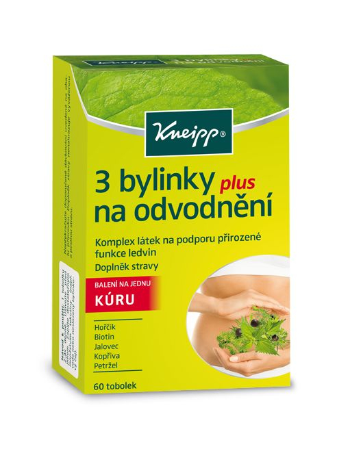 Kneipp 3 bylinky na odvodnění 60 tobolek Kneipp